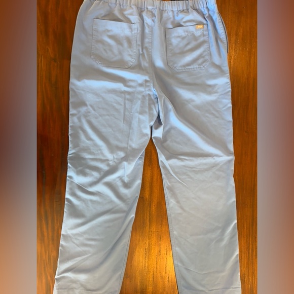 Figs Blue Scrub Pants with Drawstring - Picture 5 of 7